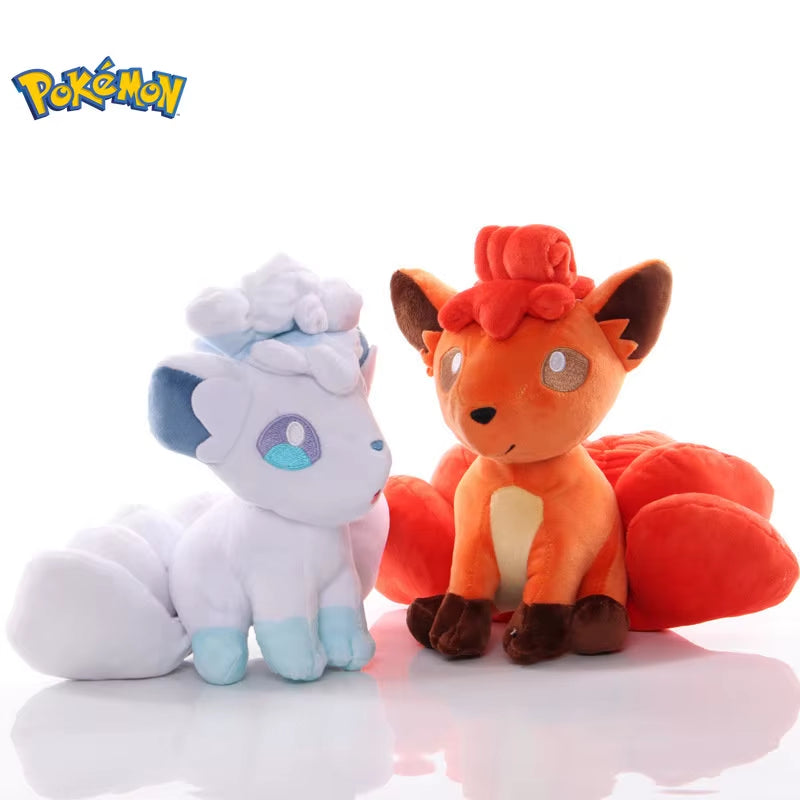 20Cm Pokemon Vulpix Plush Toys Kawaii Alola Vulpix Plush Doll Soft Stuffed Cartoon Animal Doll Home Decor Birthday Gift for Boys