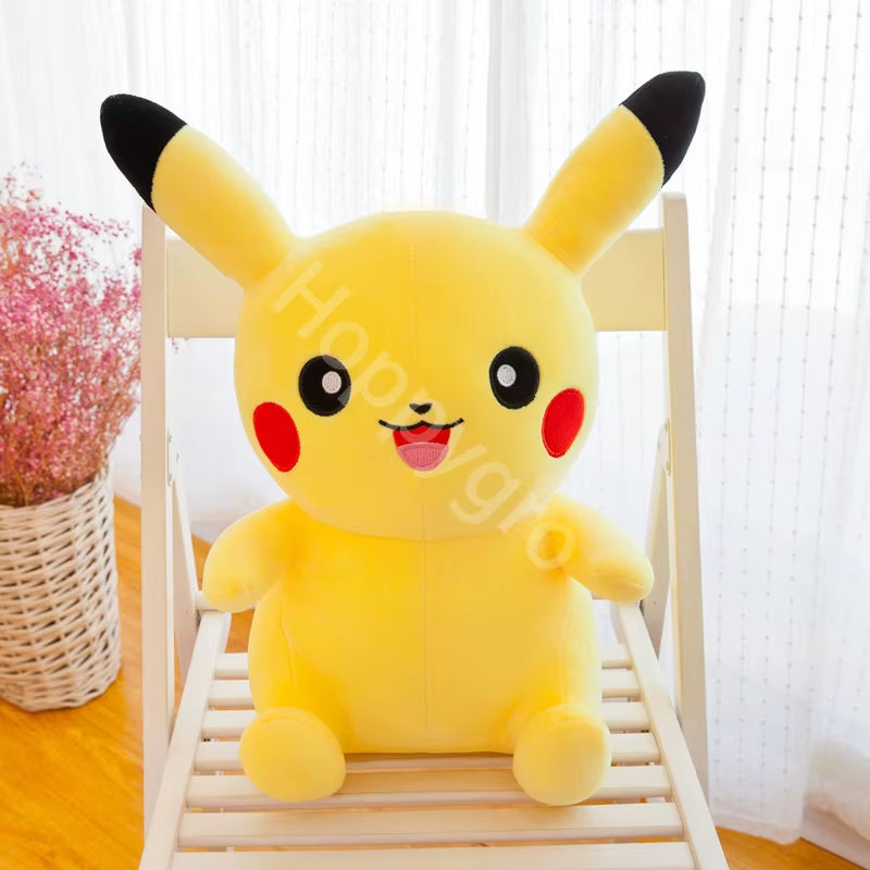 25Cm Pokemon Pikachu Plush Toys Kawaii Japan Anime Elf Plush Doll Soft Stuffed Cartoon Pikachu Doll Birthday Gift for Kids Girls