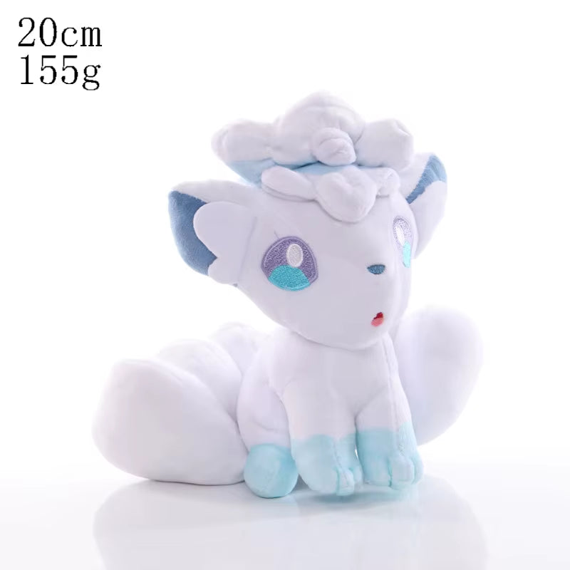 20Cm Pokemon Vulpix Plush Toys Kawaii Alola Vulpix Plush Doll Soft Stuffed Cartoon Animal Doll Home Decor Birthday Gift for Boys