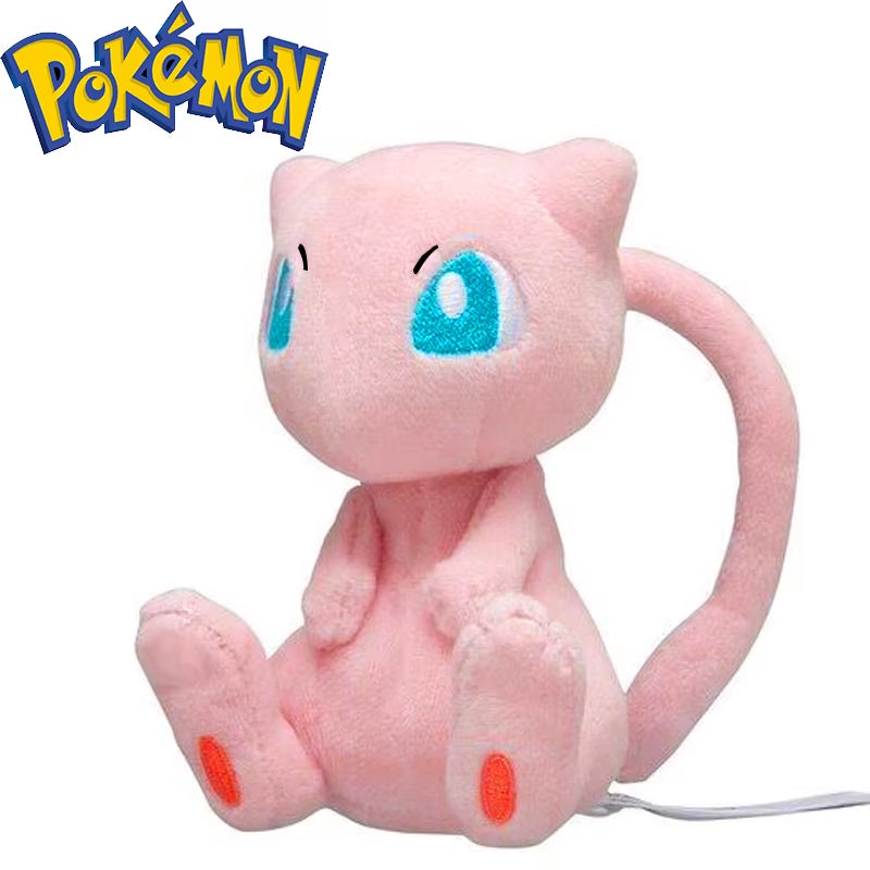 20Cm Pokemon Kawaii Mew Stuffed Plush Doll Soft Cartoon&Cute Animal Toy Throw Pillow Birthdaygift for Kids Home Accessories