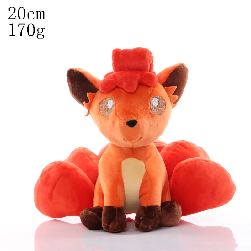 20Cm Pokemon Vulpix Plush Toys Kawaii Alola Vulpix Plush Doll Soft Stuffed Cartoon Animal Doll Home Decor Birthday Gift for Boys