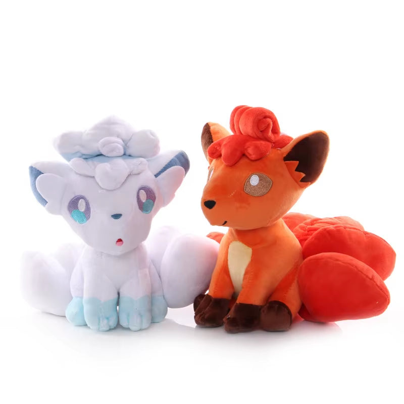 20Cm Pokemon Vulpix Plush Toys Kawaii Alola Vulpix Plush Doll Soft Stuffed Cartoon Animal Doll Home Decor Birthday Gift for Boys