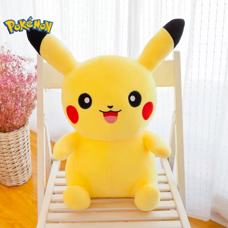 25Cm Pokemon Pikachu Plush Toys Kawaii Japan Anime Elf Plush Doll Soft Stuffed Cartoon Pikachu Doll Birthday Gift for Kids Girls