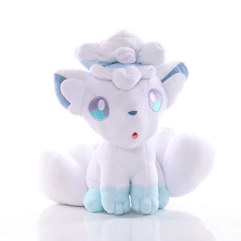 20Cm Pokemon Vulpix Plush Toys Kawaii Alola Vulpix Plush Doll Soft Stuffed Cartoon Animal Doll Home Decor Birthday Gift for Boys