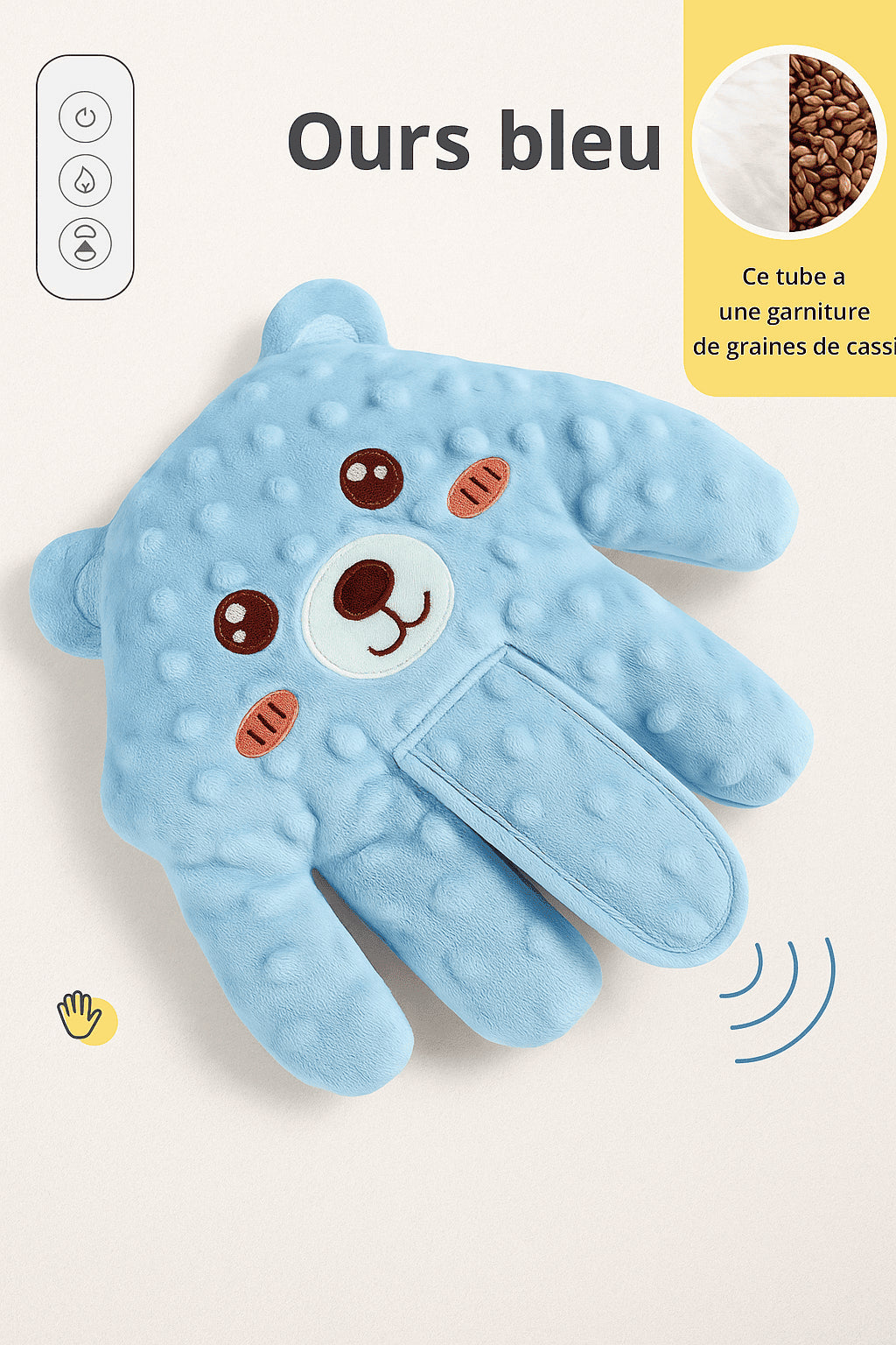 Aide au sommeil pour nouveau-nés – Gant doux et apaisant