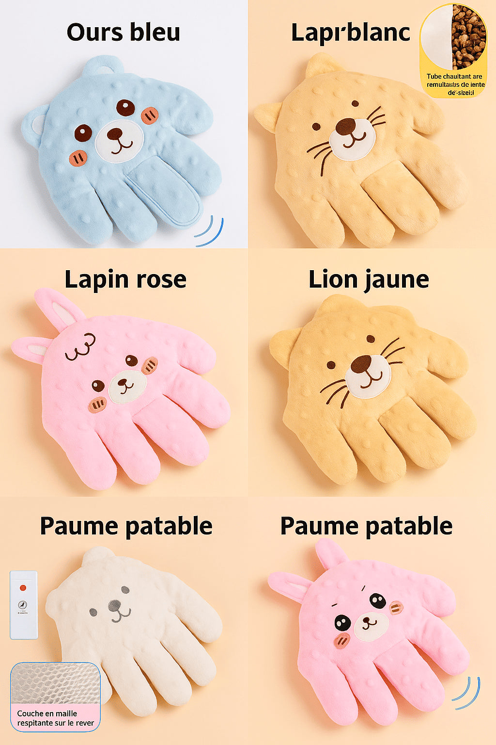 Aide au sommeil pour nouveau-nés – Gant doux et apaisant