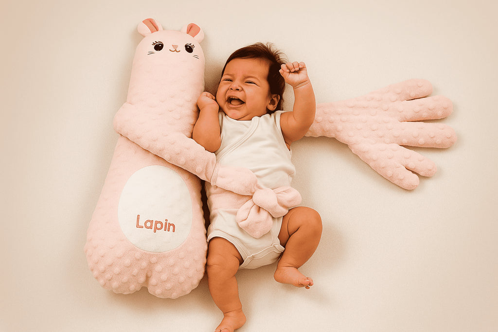 Oreiller électrique apaisant – Poupée de sommeil à paume simulée