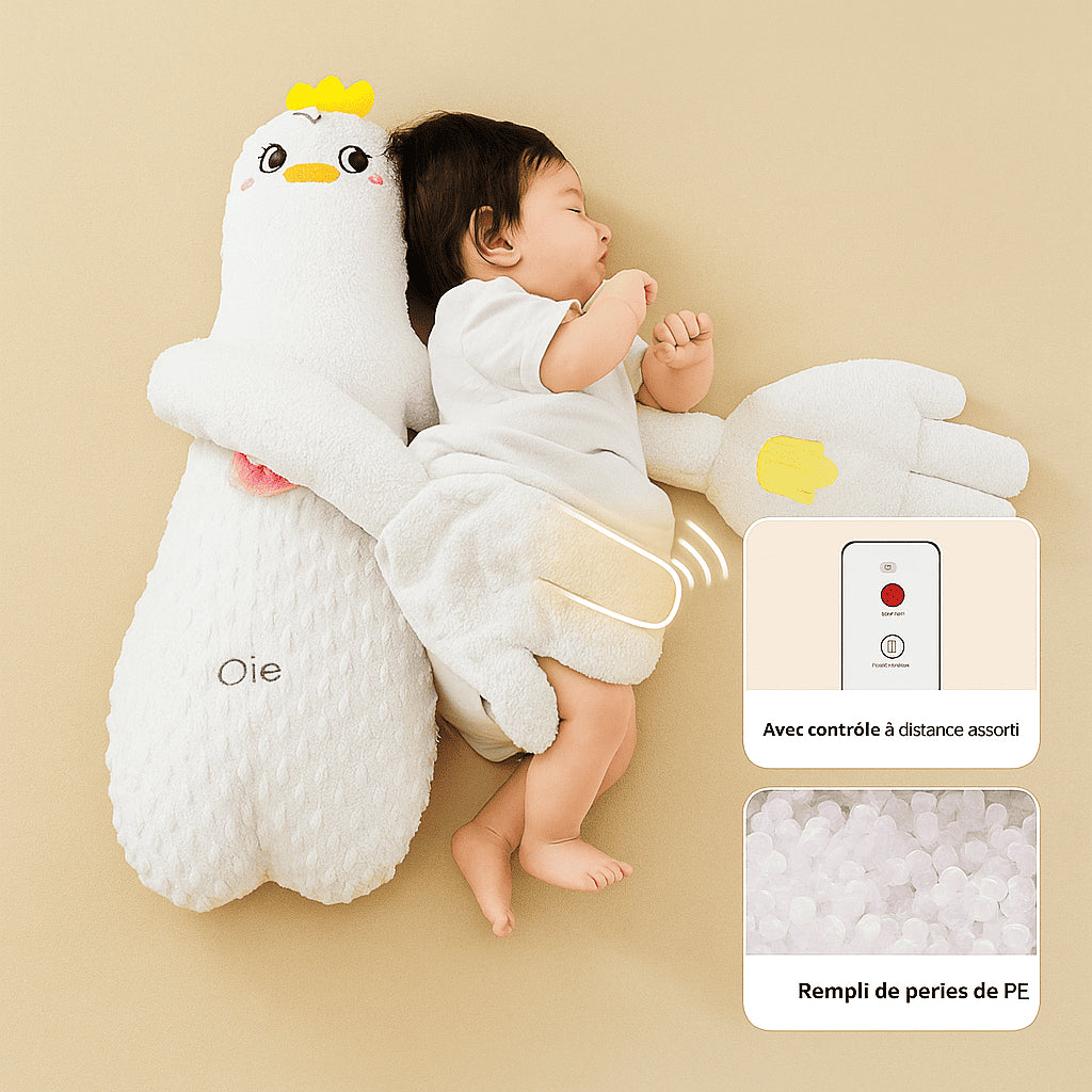 Oreiller électrique apaisant – Poupée de sommeil à paume simulée