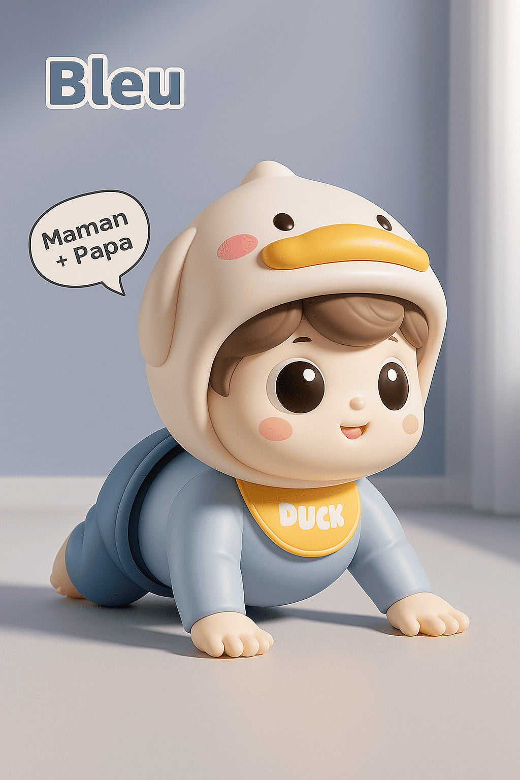 Poupée rampante musicale – Jouet d’éveil directionnel