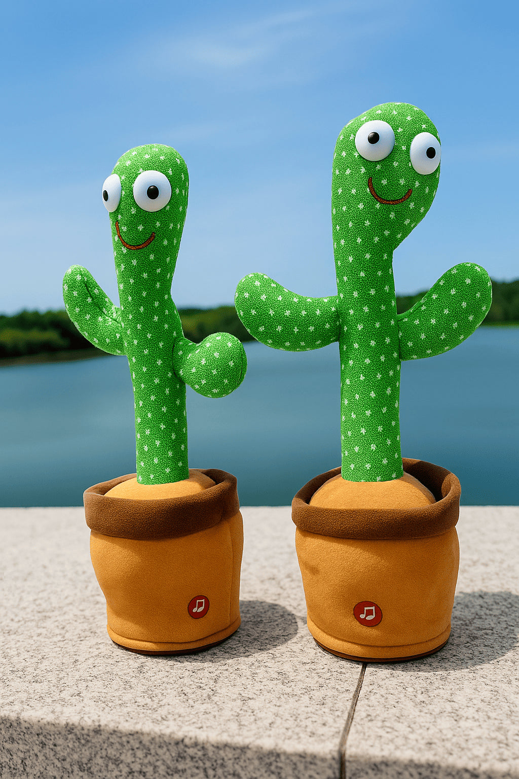 Cactus de danse magique – Voix, musique LED