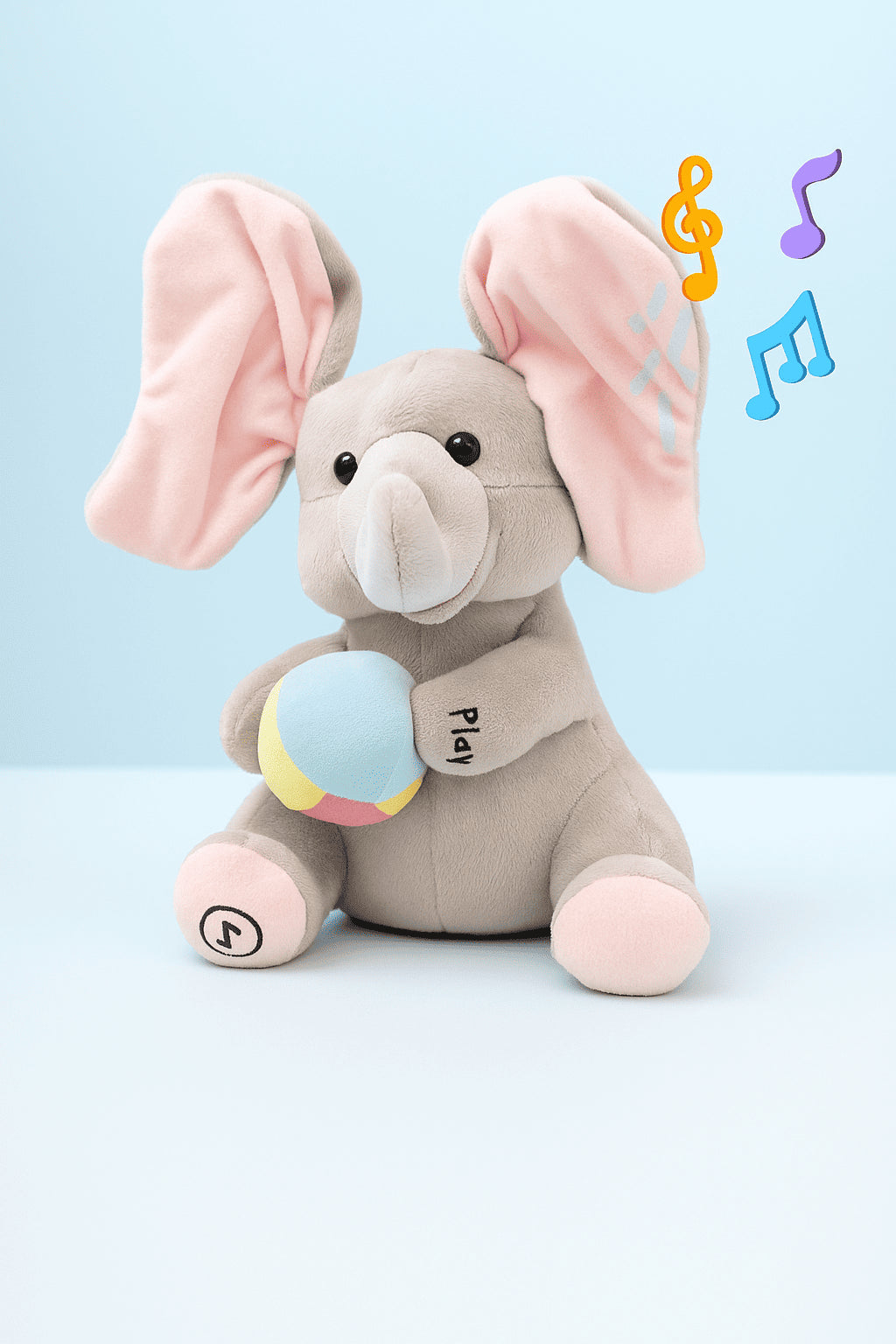 Peluche éléphant cache-cache – Oreilles battantes chansons