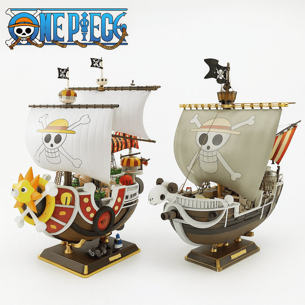 ⛵ Figurine de Bateau One Piece – Thousand Sunny & Going Merry