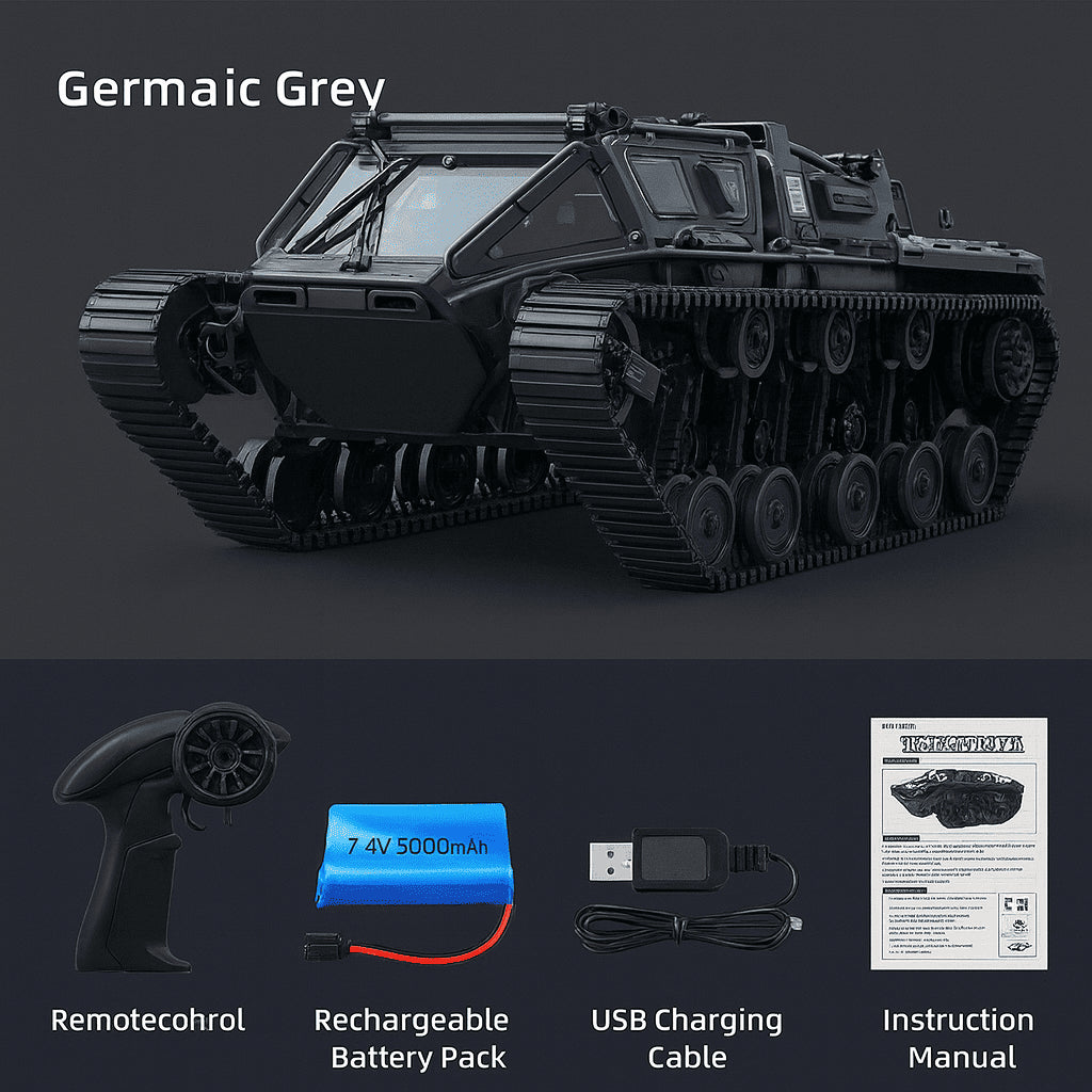 Véhicule tout-terrain à chenilles LED (Rotation 360°)