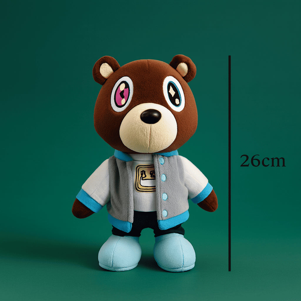Ours en peluche Kanye Kawaii – 26 cm