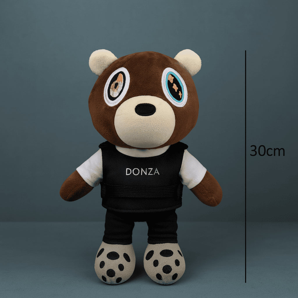 Ours en peluche Kanye Kawaii – 26 cm