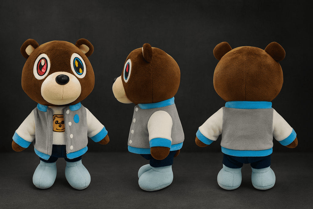 Ours en peluche Kanye Kawaii – 26 cm