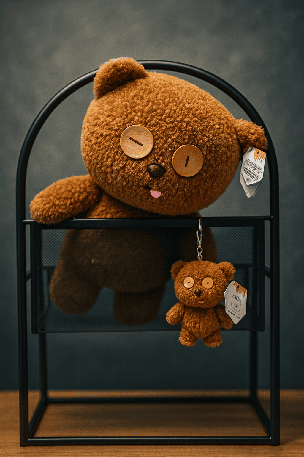 TIM – Ours en peluche (Minions) • Pendentif porte-clés Kawaii