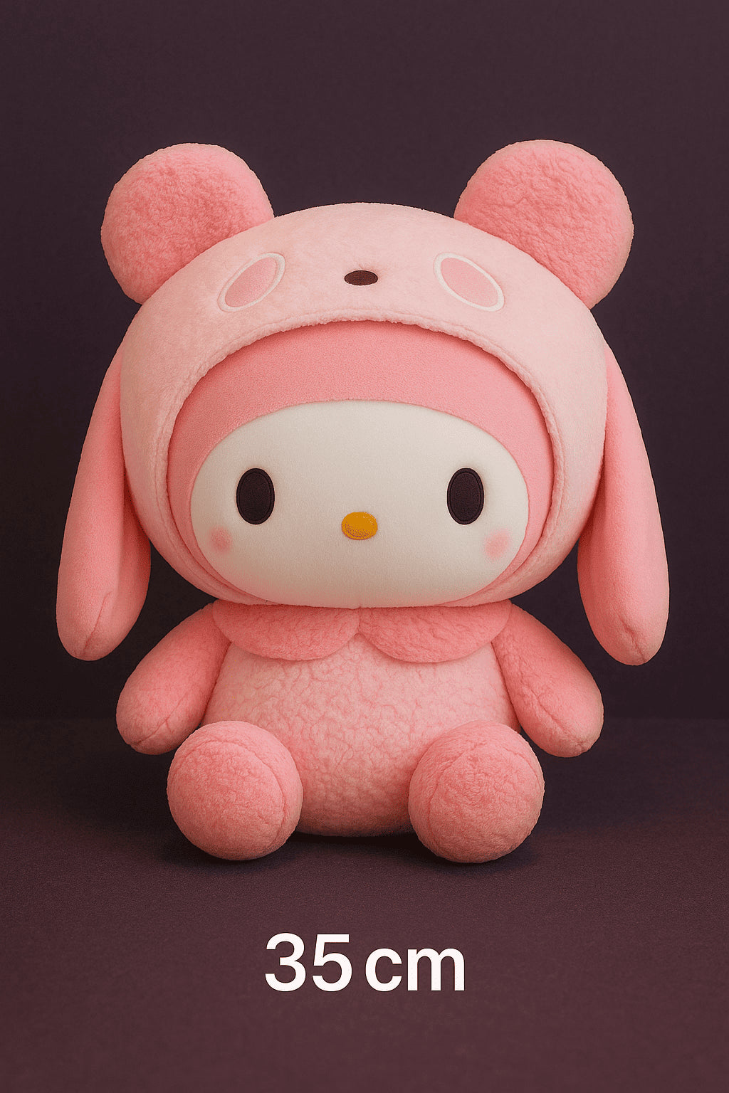 Sanrio – Oreiller en peluche surdimensionné • My Melody → Panda (transformable)