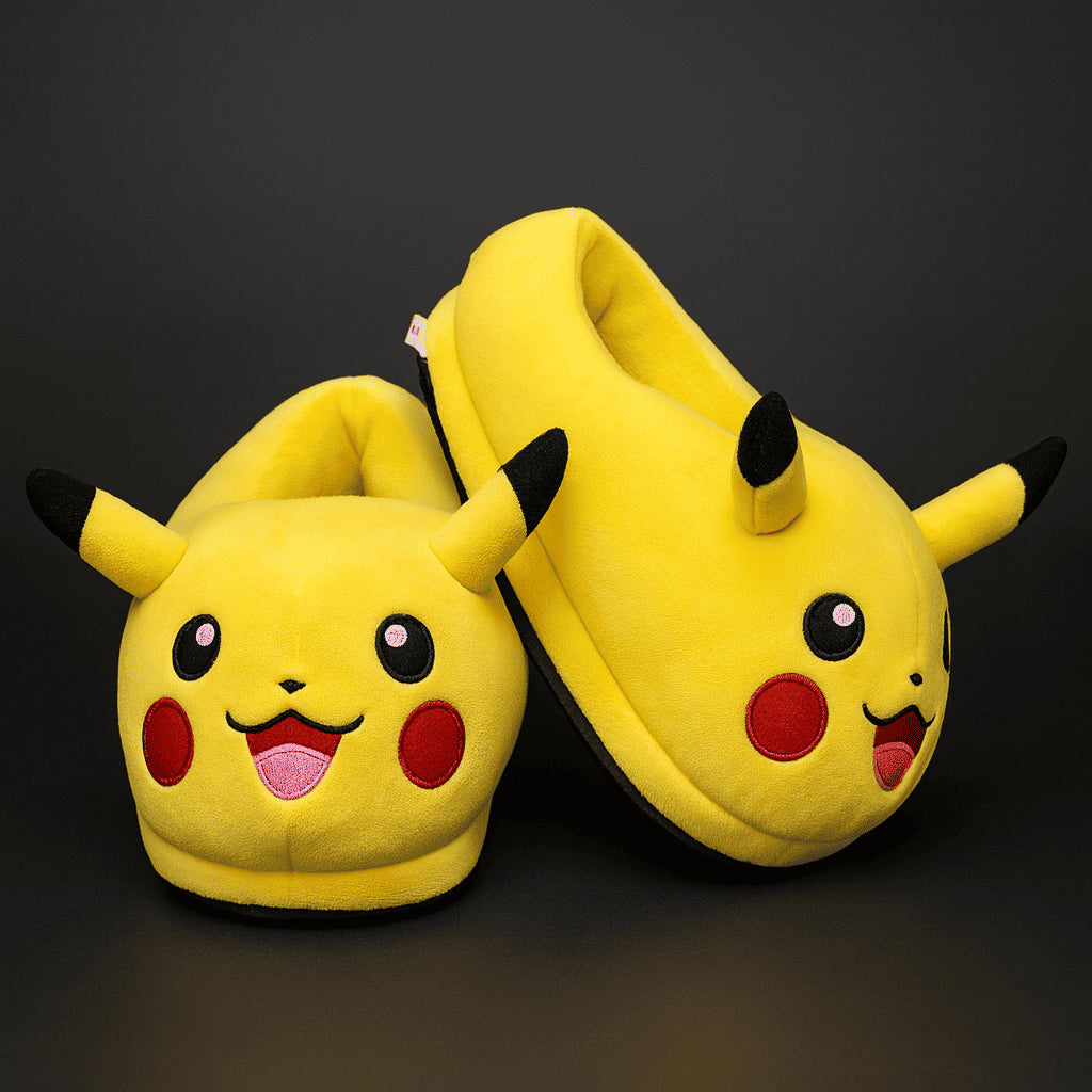Pantoufles chaudes Pikachu Kawaii – Maison  Hiver