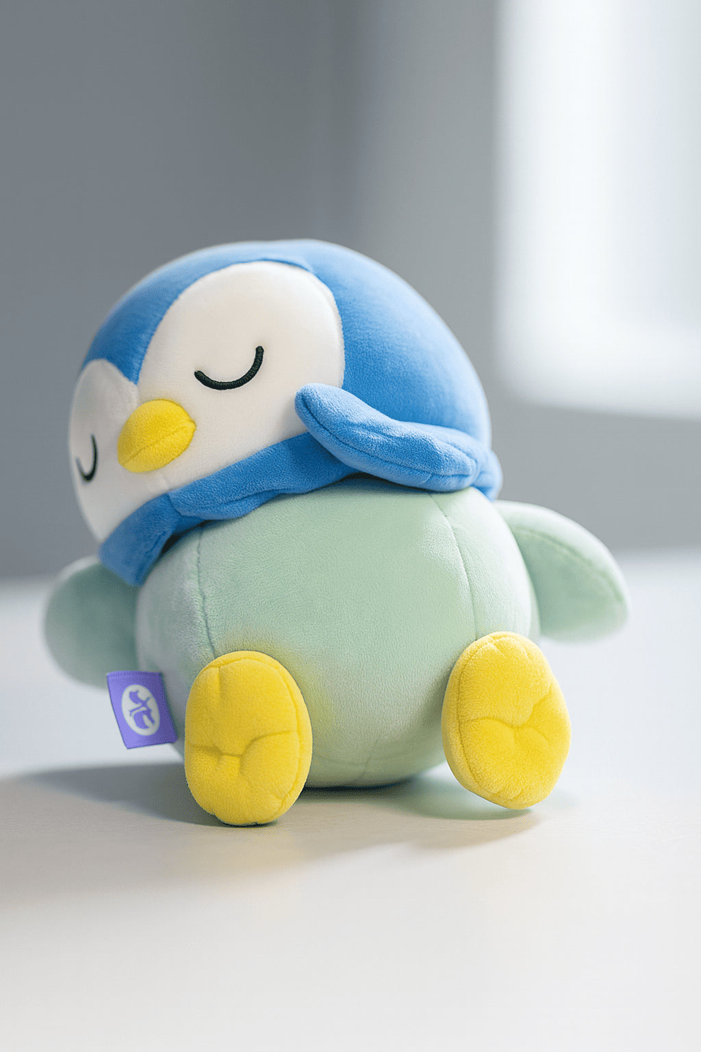 Peluche Pokémon endormi – Piplup (19 cm)