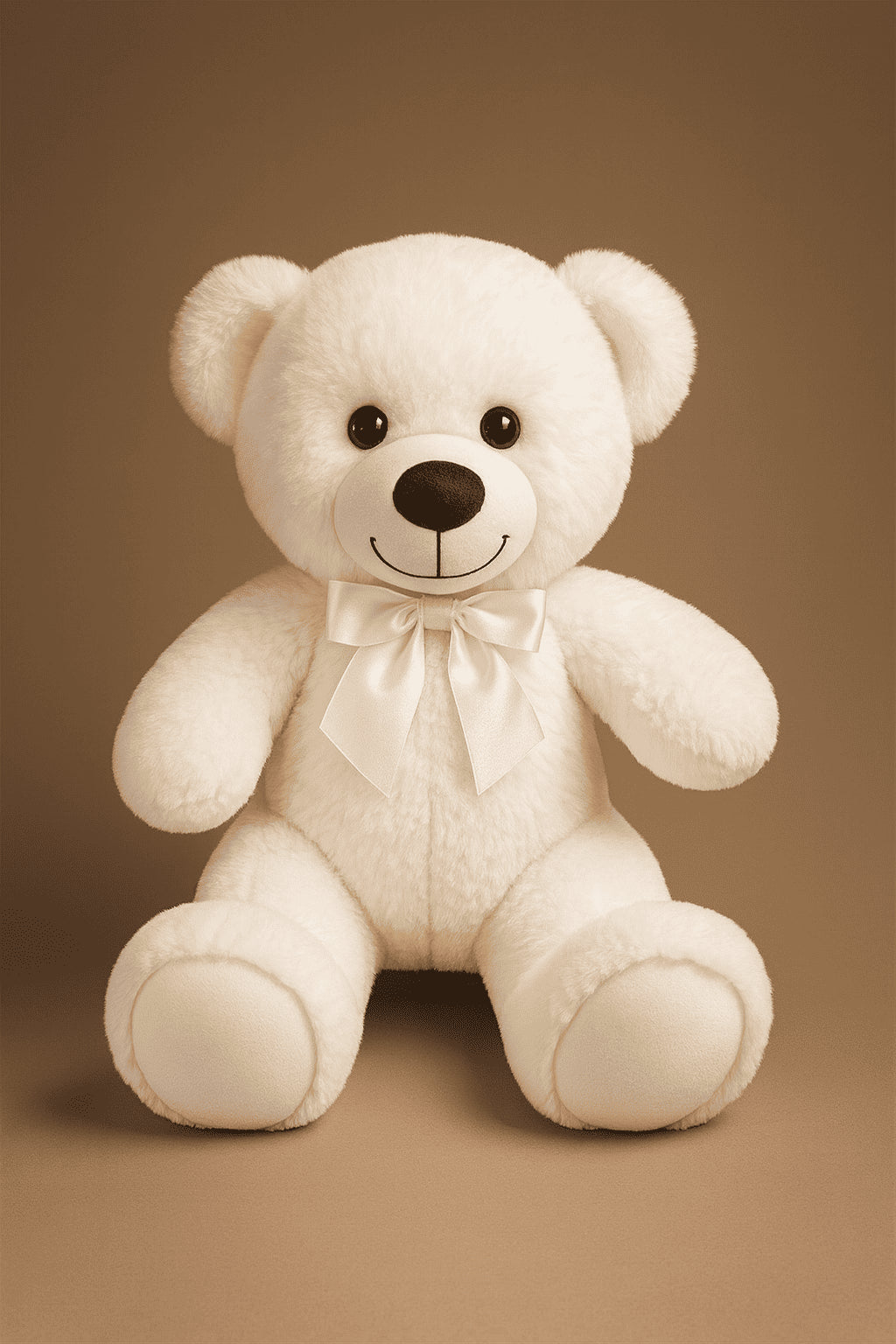 Ours en peluche avec nœud papillon coloré – env. 35cm