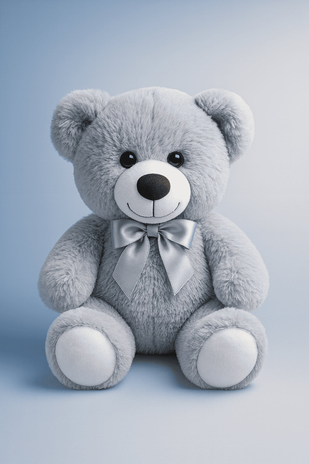 Ours en peluche avec nœud papillon coloré – env. 35cm