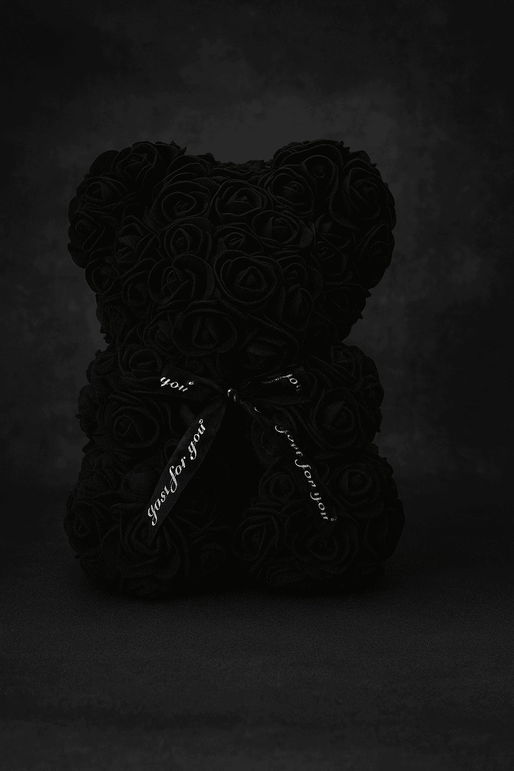 Ours en peluche rose éternelle – Fleur artificielle 25cm