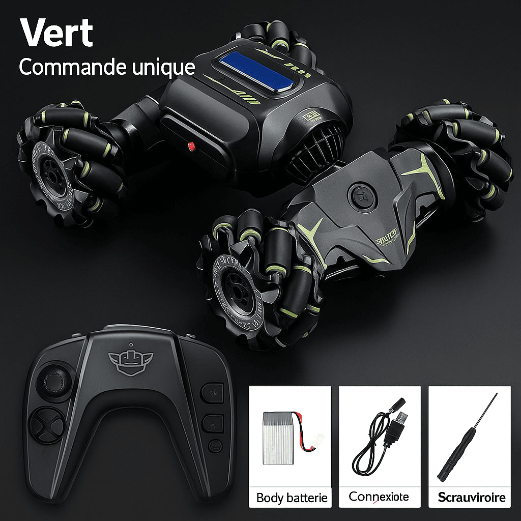 Voiture RC 2.4 GHz 4WD – Gestes Cascades 360° (JC02)