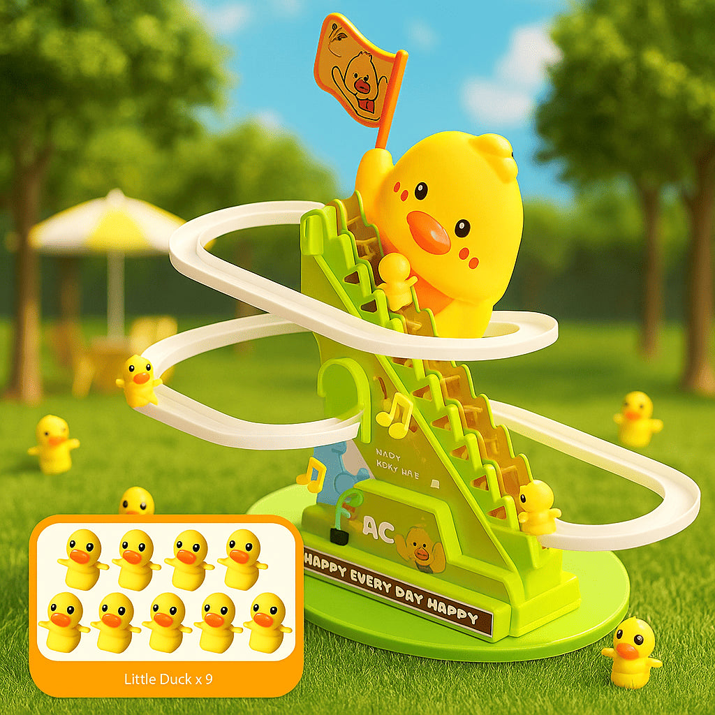 Canards d’escalier – Lumières  Musique, Montagnes russes interactives (Mod. 587-3)