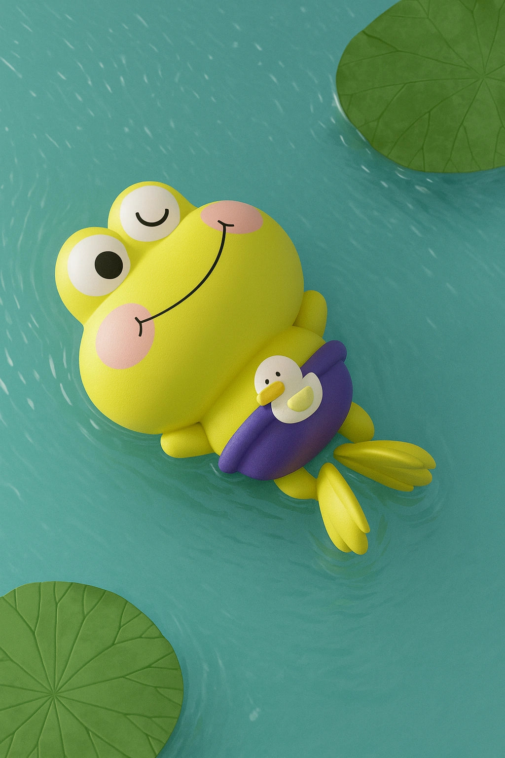 🐸 Grenouille de Bain à Remontoir – Flottante & Ludique
