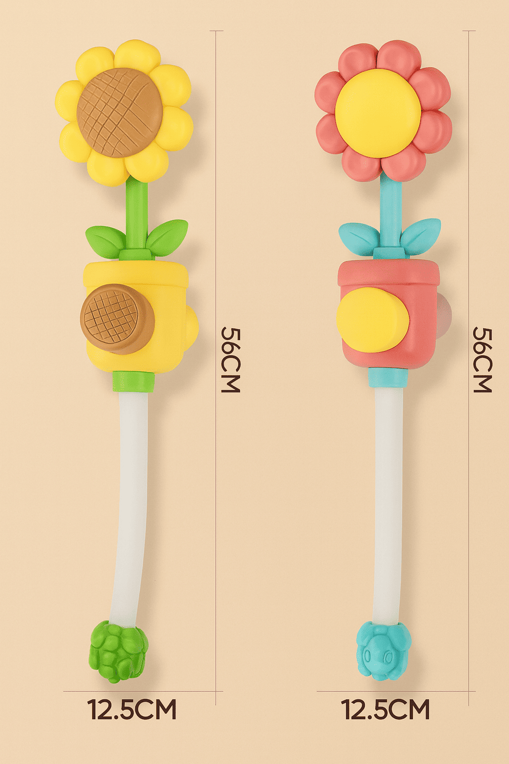 🌻 Jouet de Bain Tournesol – Douche Amusante pour Bébé