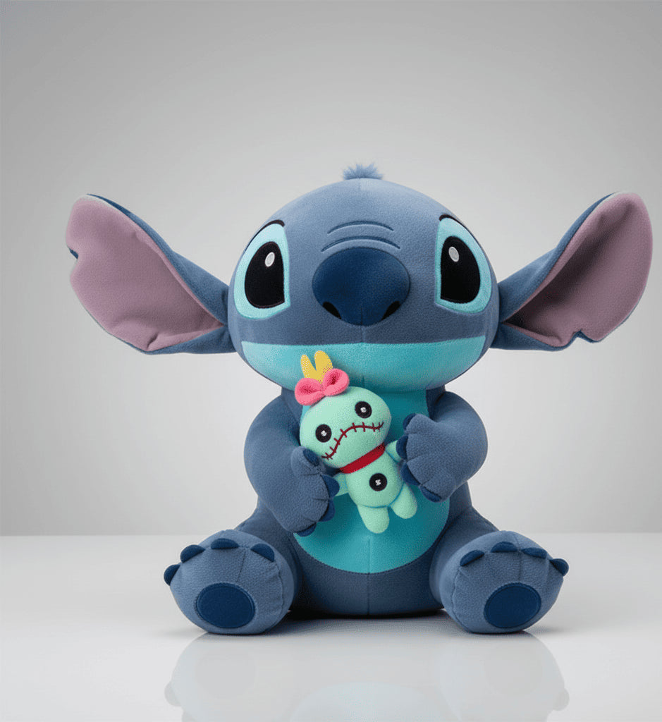 Peluche Disney Lilo  Stitch – Bleu Rose – 25cm