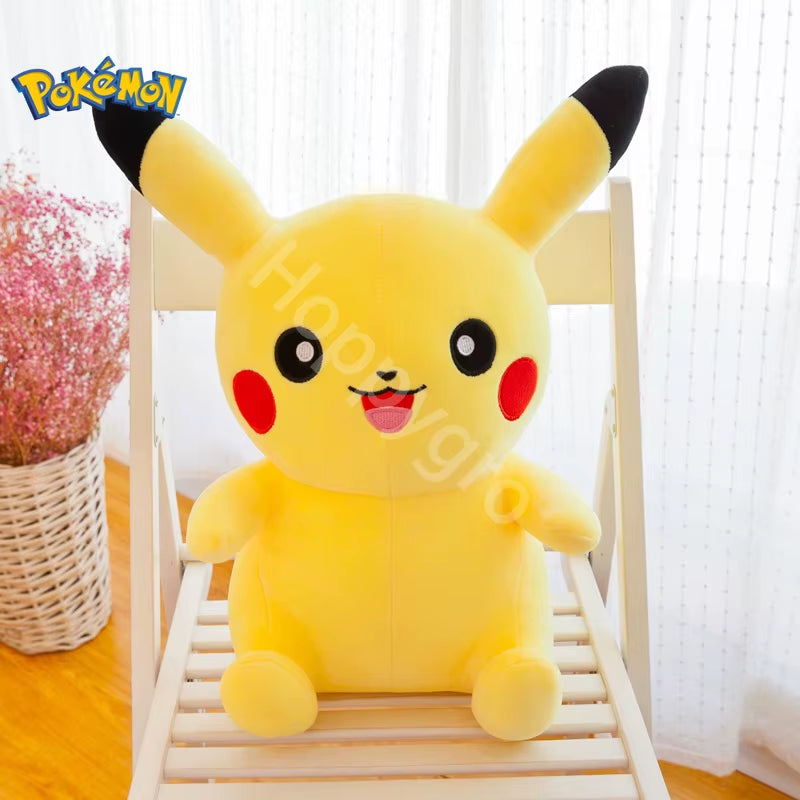 25Cm Pokemon Pikachu Plush Toys Kawaii Japan Anime Elf Plush Doll Soft Stuffed Cartoon Pikachu Doll Birthday Gift for Kids Girls