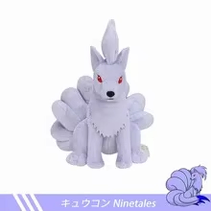Shiny Ninetales Vulpix Plush Toys Stuffed Animal Charizard Game for Collectible Gift,Soft Plushies Cartoon Character 20-30Cm