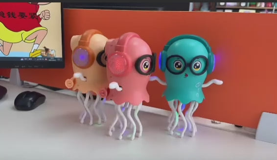 🐙 Poulpe Dansant Magique – Jouet Électrique Interactif avec Lumières & Musique